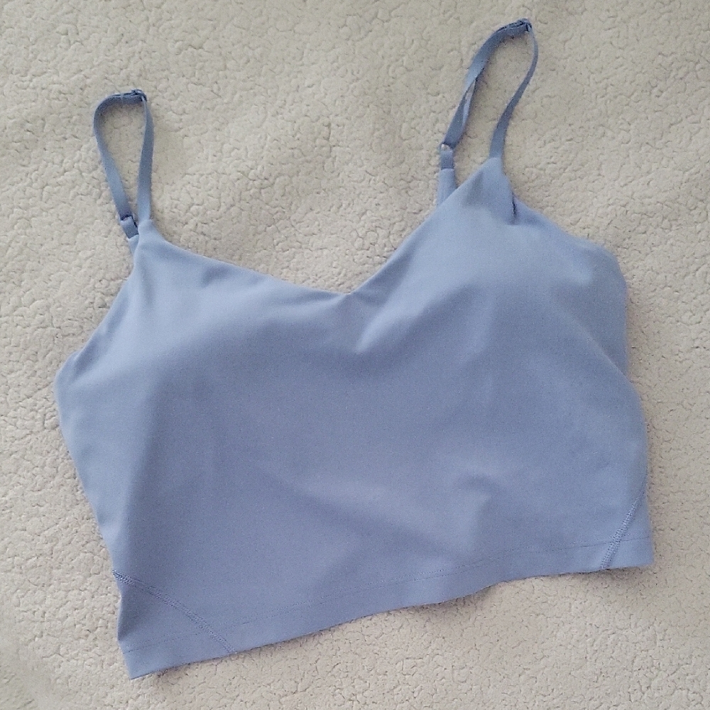 Lululemon Align Cropped Cami Tank Top - Light Blue